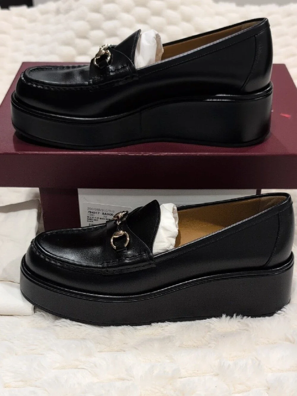 Gucci polished black